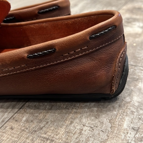 LN Men’s Martin Dingman Bourbon Bermuda Pebble Grain Braided Bit Loafers Size 12 - Picture 7 of 10